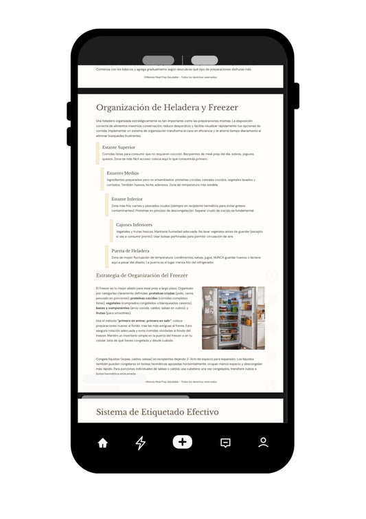 El Método Meal Prep Saludable, Cocina 1 Día Come Sano 7 + 9 Bonus de Regalo